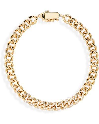 Nadri Large Link Curb Chain Bracelet - Metallic