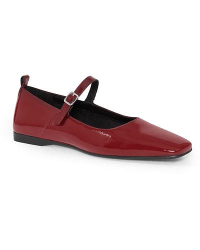 Vagabond Shoemakers Delia Mary Jane Flat - Red