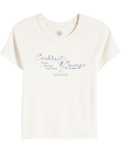 PacSun Cocktail Lounge Graphic T-shirt - White