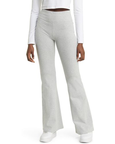BP. High Waist Stretch Cotton Flare leggings - Gray