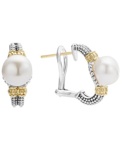 Lagos Luna Pearl Drop Earrings - White