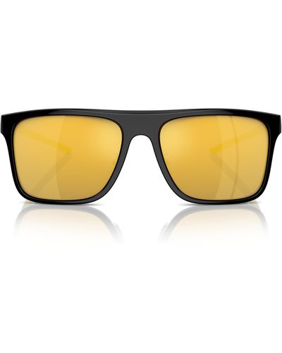 Scuderia Ferrari 58mm Square Sunglasses - Yellow