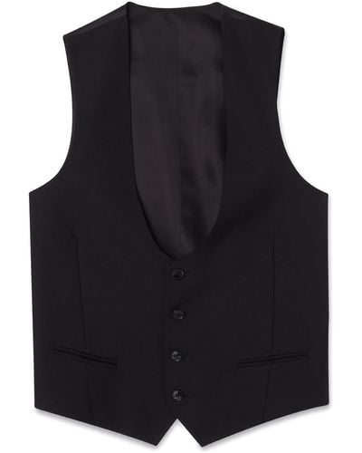 BLK DNM 77 Wool Vest - Black