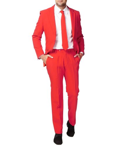 Opposuits Opposuit 'red Devil' Trim Fit Two-piece Suit With Tie