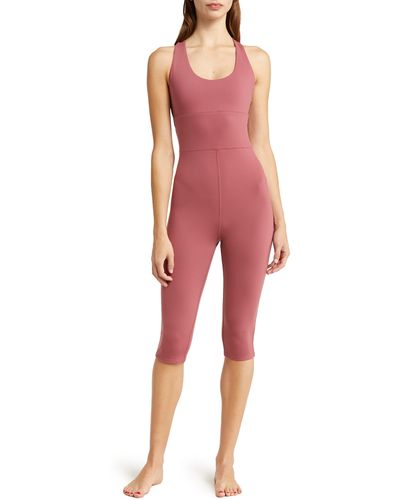 Alo Yoga Airbrush Physique Bodysuit - Red