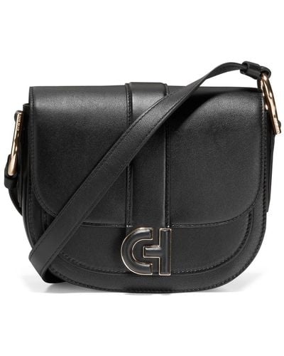 Cole Haan Mini Essential Saddle Bag - Black