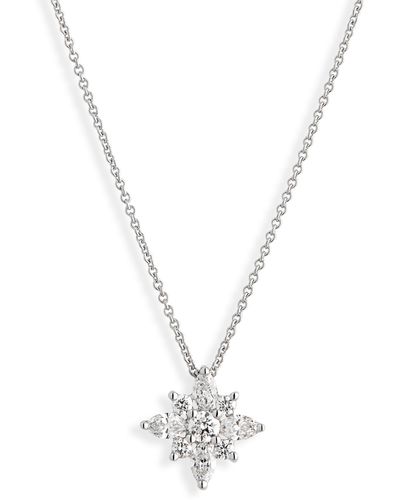 Kwiat Diamond Star Pendant Necklace - White