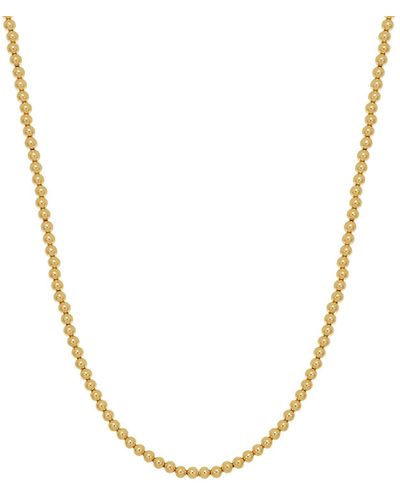 Bony Levy 14k Gold Beaded Necklace - Metallic