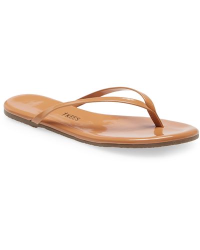 TKEES Foundations Gloss Flip Flop - Brown