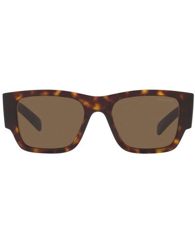 Prada 54mm Square Sunglasses - Brown