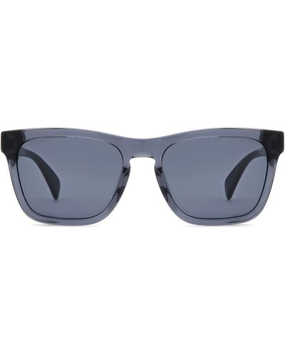Rag & Bone 54mm Rectangular Sunglasses - Blue