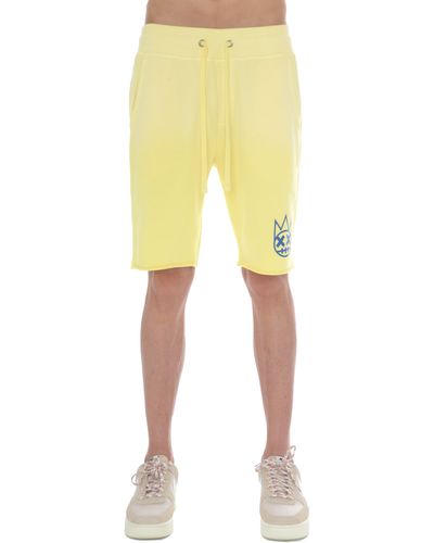 Cult Of Individuality Cutoff Ombré Sweat Shorts - Yellow