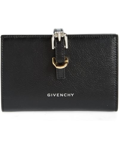 Givenchy Voyou Leather Bifold Wallet - Black