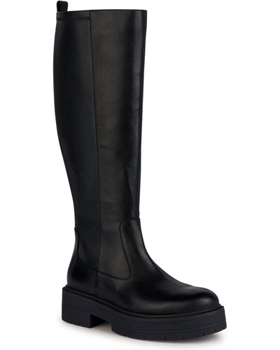 Geox Spherica Tall Boot - Black