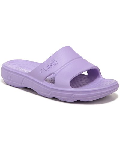Ryka Restore Slide Sandal - Purple