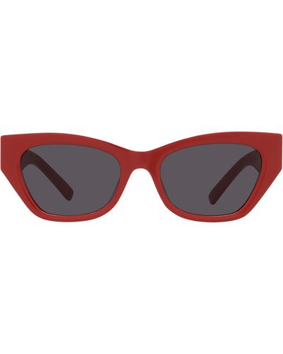 Givenchy 4g 55mm Cat Eye Sunglasses - Red