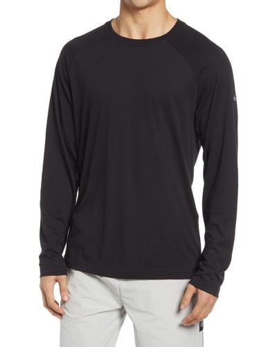 Alo Yoga Triumph Raglan Long Sleeve T-shirt - Black