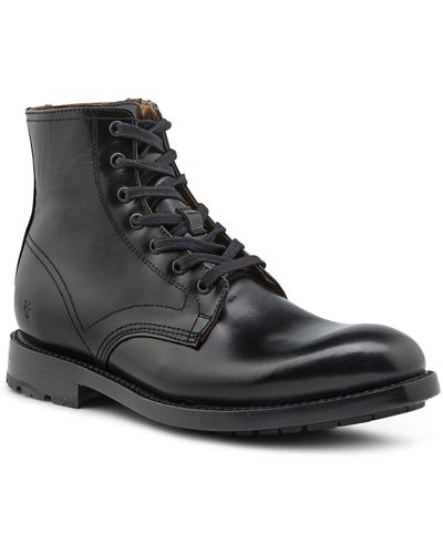 Frye Bowery Lace up Boot in Brown for Men Lyst