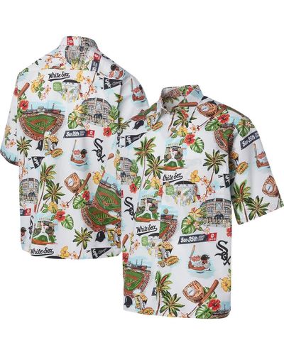 Reyn Spooner Chicago Sox Scenic Button-up Shirt At Nordstrom - Green