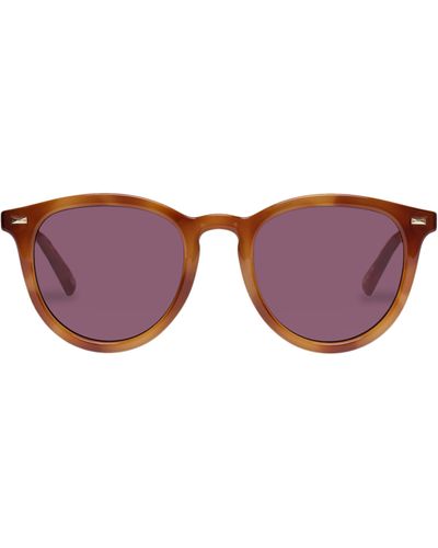 Le Specs Round Sunglasses - Purple