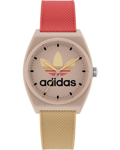 adidas Project Two Grfx Resin Strap Watch - Multicolor