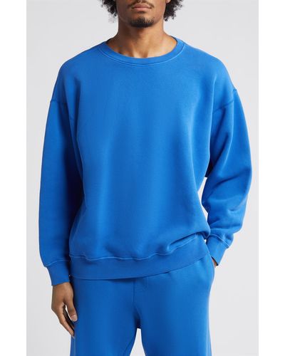 Elwood Core Oversize Crewneck Sweatshirt - Blue
