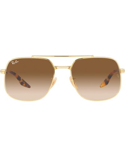 Ray-Ban 56mm Gradient Square Sunglasses - Multicolor