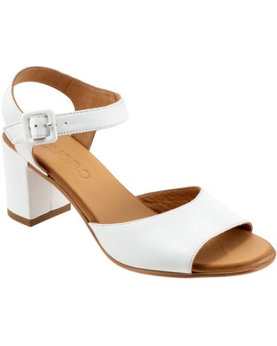 BUENO Natalia Ankle Strap Sandal - White