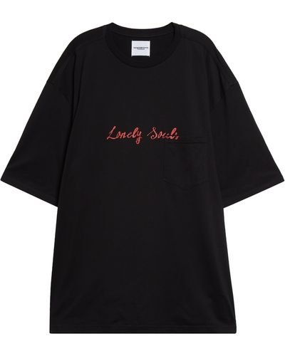 TAKAHIROMIYASHITA TheSoloist. Lonely Souls Oversize Graphic T-shirt - Black