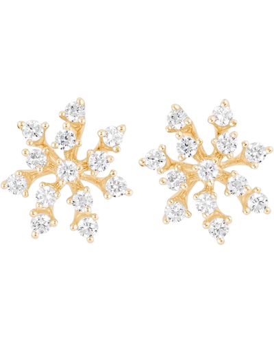 Hueb Luminus Small Diamond Earrings - White