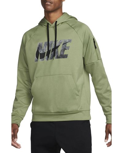 Nike Therma-fit Pullover Hoodie - Green