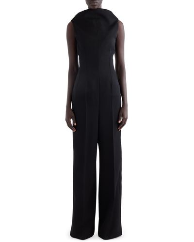 Givenchy Sleeveless Wool Jumpsuit - Black