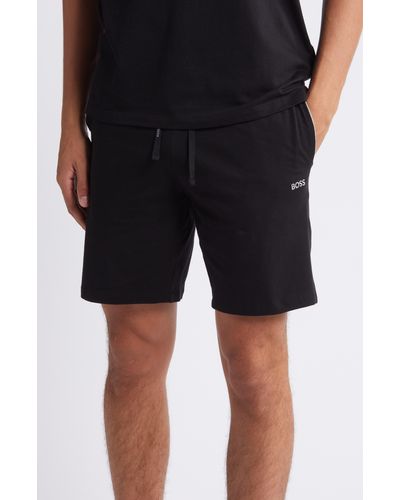 BOSS Mix Match Pajama Shorts - Black