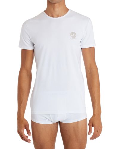 Versace Medusa Head Logo 2-pack Undershirts - White