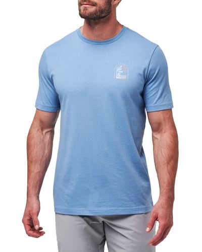 Travis Mathew Cowries Graphic T-shirt - Blue