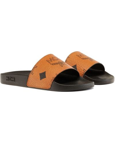 MCM Monogram Slide Sandal - Multicolor