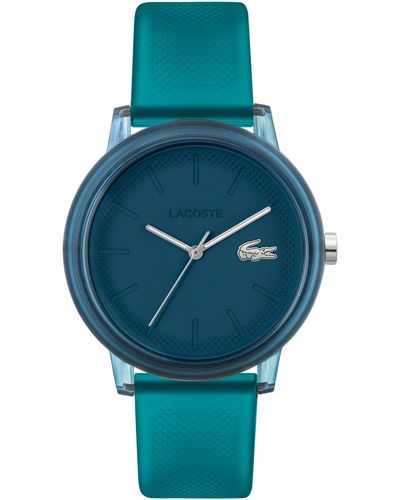 Lacoste L12.12 Silicone Strap Watch - Blue