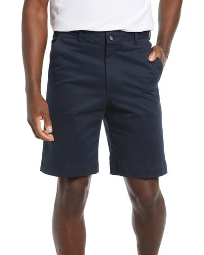 Vintage 1946 Classic Flat Front Chino Shorts - Blue