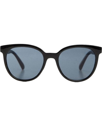 Mango Modified Round Sunglasses - Blue