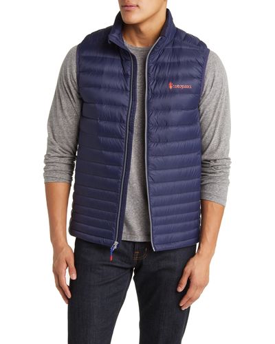 COTOPAXI Fuego Water Resistant 800 Fill Power Down Vest - Blue