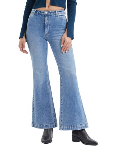 Rolla's East Coast Ankle Flare Jeans - Blue