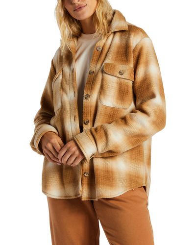 Billabong Forge Fleece Shirt Jacket - Brown