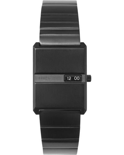 Breda Pulse Bracelet Watch - Black