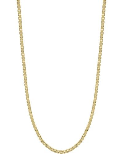 Bony Levy 14k Gold Box Chain Necklace - Multicolor