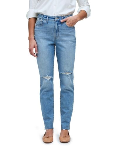 Madewell The Perfect Vintage Crop Jeans - Blue