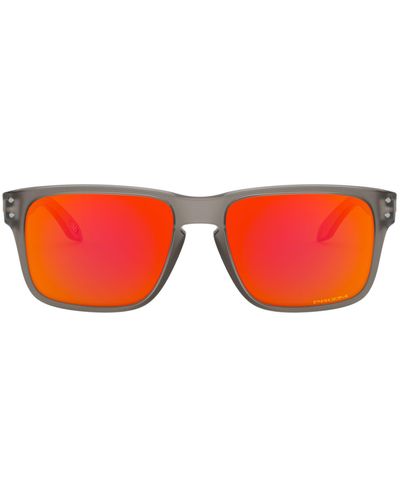Oakley Holbrook 53mm Prizm Polarized Rectangular Sunglasses - Red