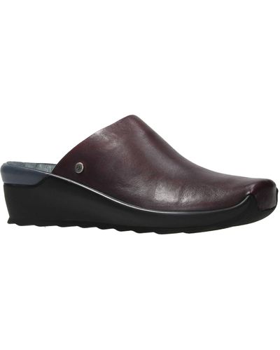 Wolky Go Wedge Clog - Brown