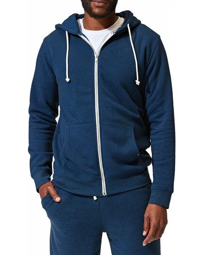 Threads For Thought Fleece Zip Hoodie - Blue