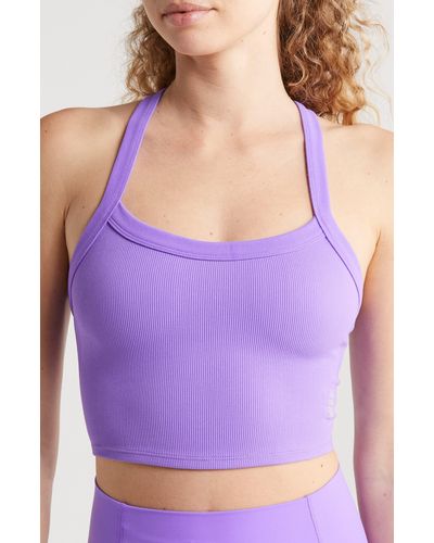 Fp Movement All Clear Rib Crop Camisole - Purple