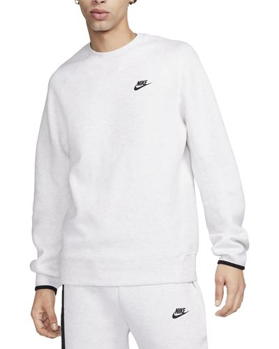 Nike Tech Fleece Crewneck Sweatshirt - White